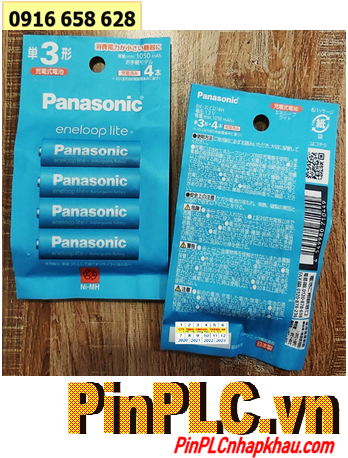 Panasonic EneloopLite BK-3LCD/4H, Pin sạc AA1050mAh 1.2v EneloopLite BK-3LCD/4H /Nội địa Nhật-chữ Nhật (Vỉ 4viên)